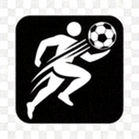 米兰体育官方网站Logo - 橙色与深蓝色交织的体育标志